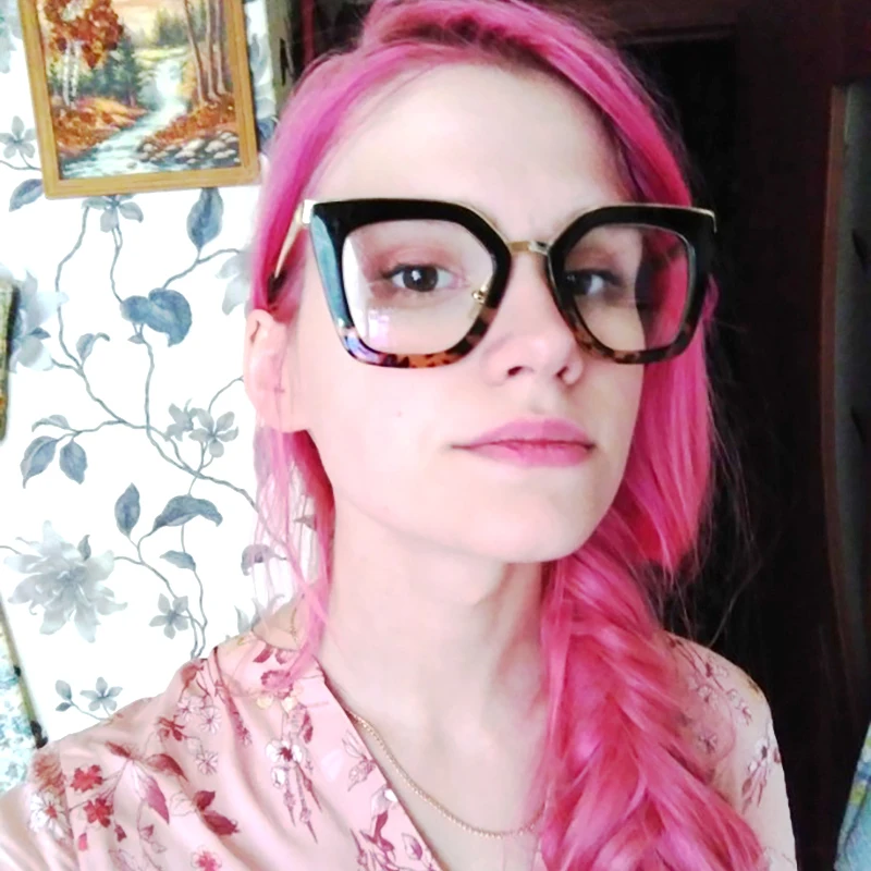 ANEDF 2018 Gafas кошачий глаз женские очки прозрачные линзы оправа для очков модные