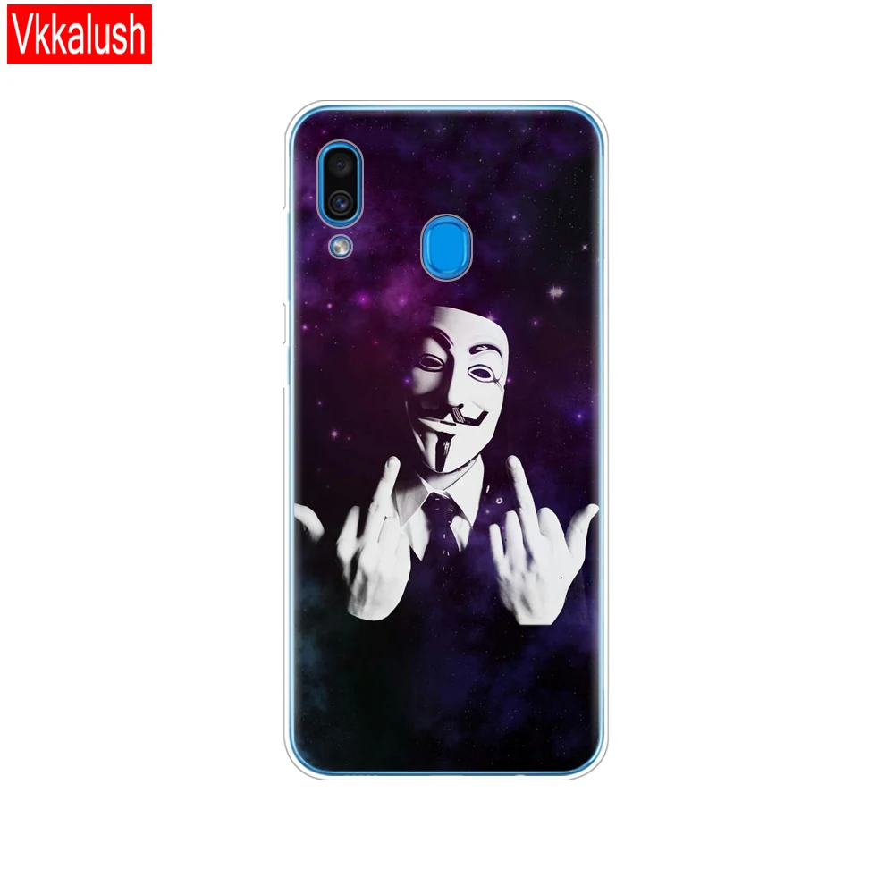 80061 Чехол для Samsung Galaxy A20, чехол A20E, силиконовая задняя крышка из ТПУ для Samsung A20 A 20 A205F A20E A202F, мягкий чехол, бампер - Цвет: 80061
