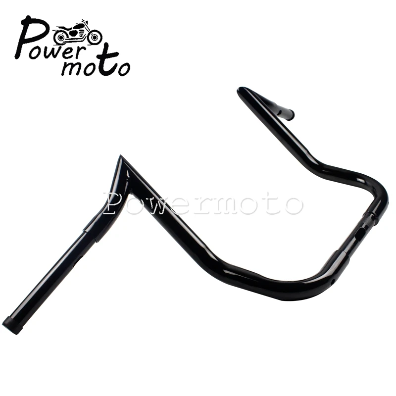 3" в ширину 12" 1" 16" Rise Black Batwing обтекатель бар Ape вешалка тяга руль для Harley Touring комоды Baggers Street Glide