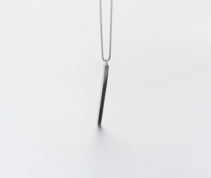 Реальный. 925 пробы Серебряные ювелирные изделия полированный Square Cube Lucky прямым