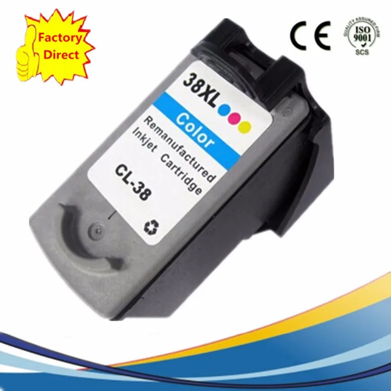 1C PG-37 PG37 PG 37 CL-38 CL38 CL38 чернильные картриджи восстановленные Pixma MP140 MP210 Ip2600 iP1900 MX300 MX310 MP190 - Цвет: 1C