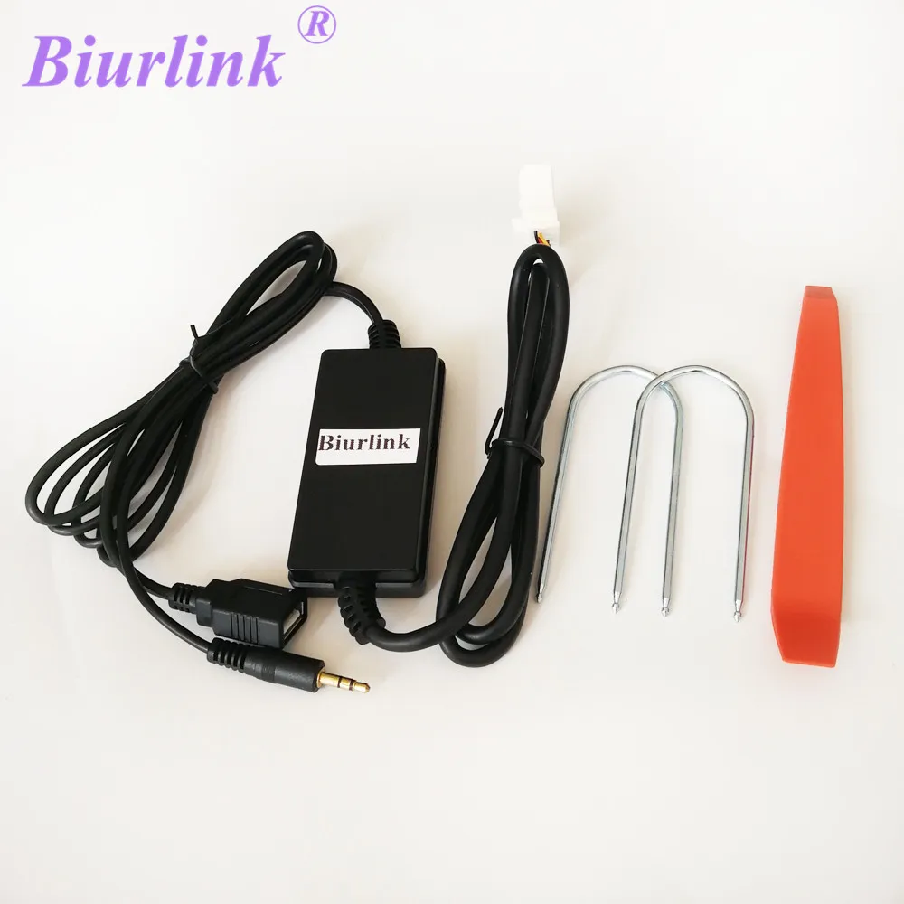 Адаптер Biurlink AUX USB аудио кабель музыкальный комплект для Mazda 2 3 5 6|adapter radio|aux usb adapterusb
