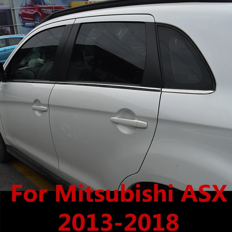 Для Mitsubishi ASX 2013 2018 Высококачественная Автомобильная оконная накладка из