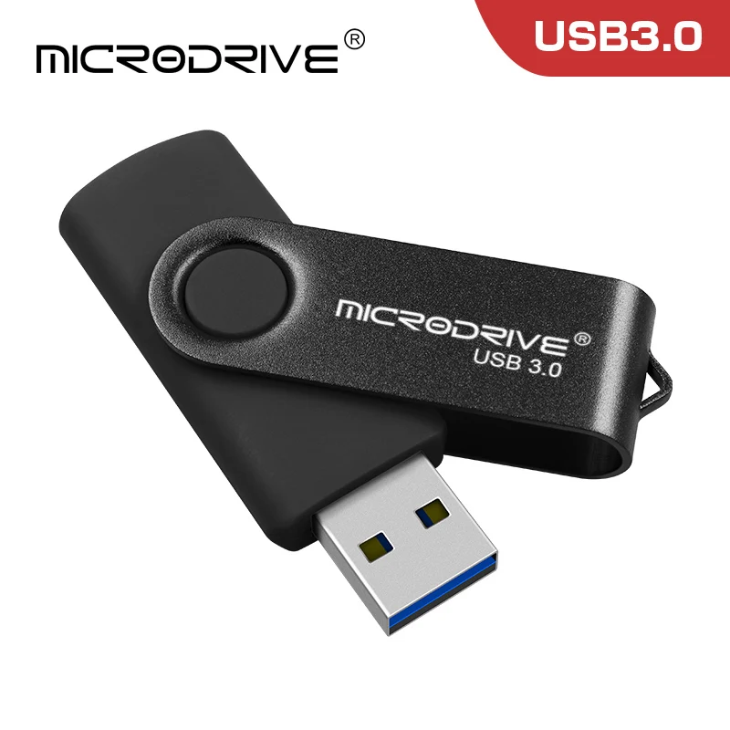 Черный USB3.0 флеш-накопитель 128 Гб 64 Гб флешки флеш-накопитель usb флэшку 32 Гб 16 Гб flash usb флэш-накопитель usb 3,0 cle флэш-накопитель высокой скорости цепочка для ключей - Цвет: Черный