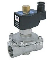 free shipping 5pcslot 34 stainless steel water solenoid valve normally open 2s200 20 no