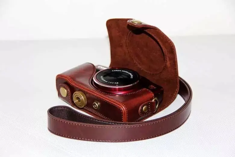 Чехол из искусственной кожи для камеры Canon SX720 SX700 HS SX710 SX700HS SX710HS с плечевым ремнем |