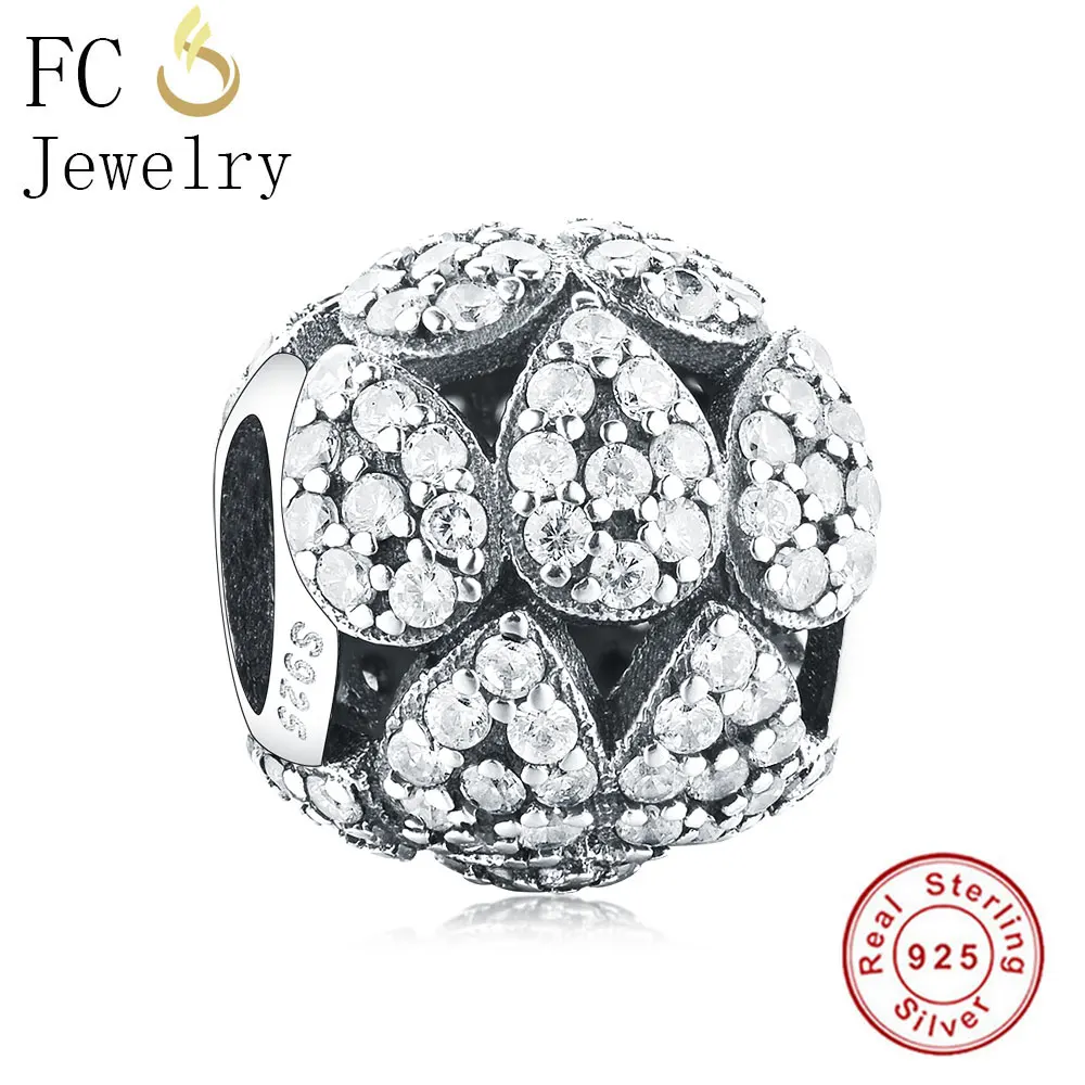 FC Jewelry Fit Original Pandora Charm Bracelet 925 Sterling Silver Puerto Rico Blue Enamel Flag Frog Pendant Beads Berloque - Цвет: FCJ0689
