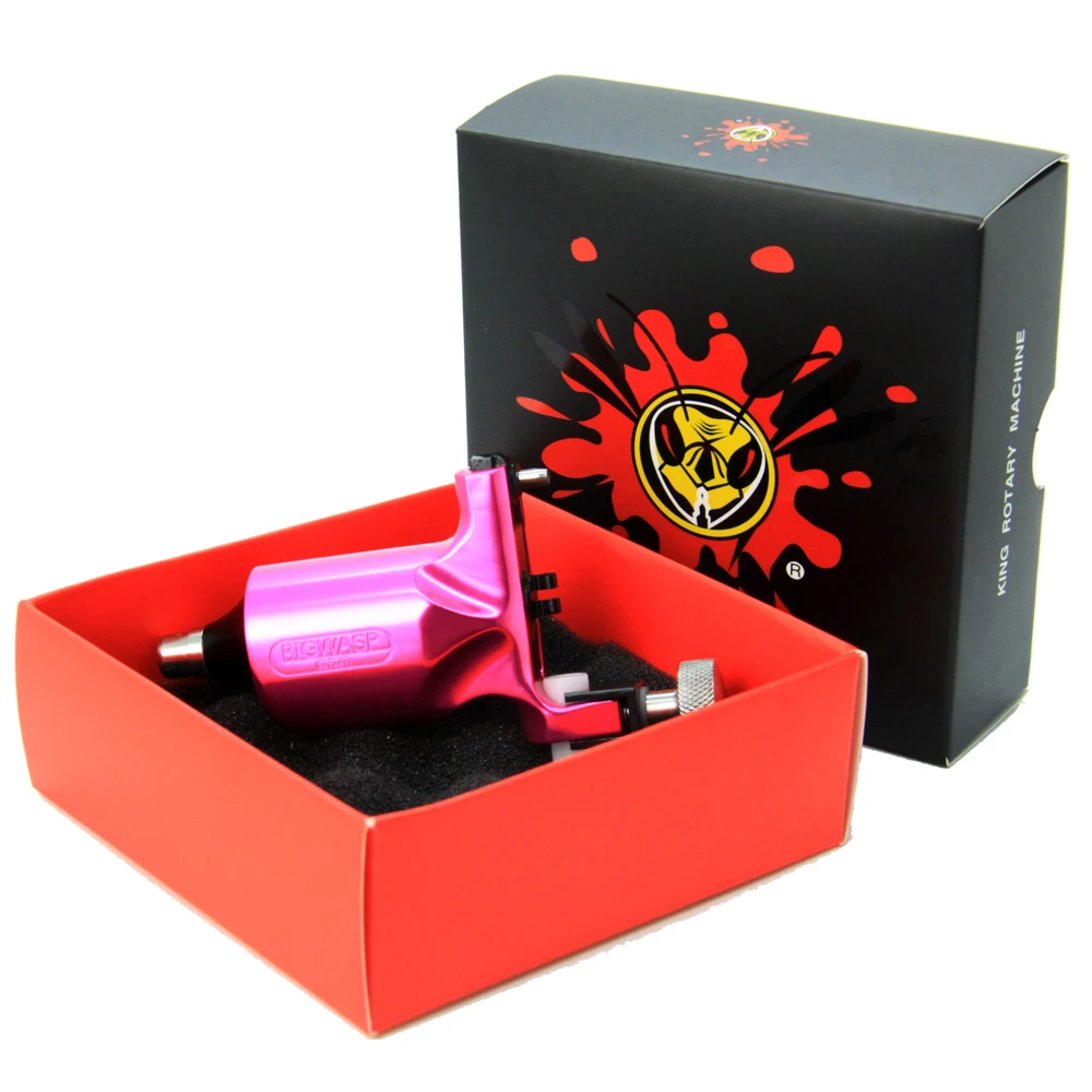 Новинка профессиональная машинка для тату-машинки BIGWASP бас сильный розовый