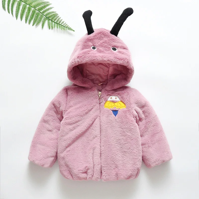 WEALTHY KIDS 2018 New Winter Baby girls Clothes 1-3y Fashion Hooded YS003 Girls Jacket Children Coats Panda Print Boys Jackets | Детская