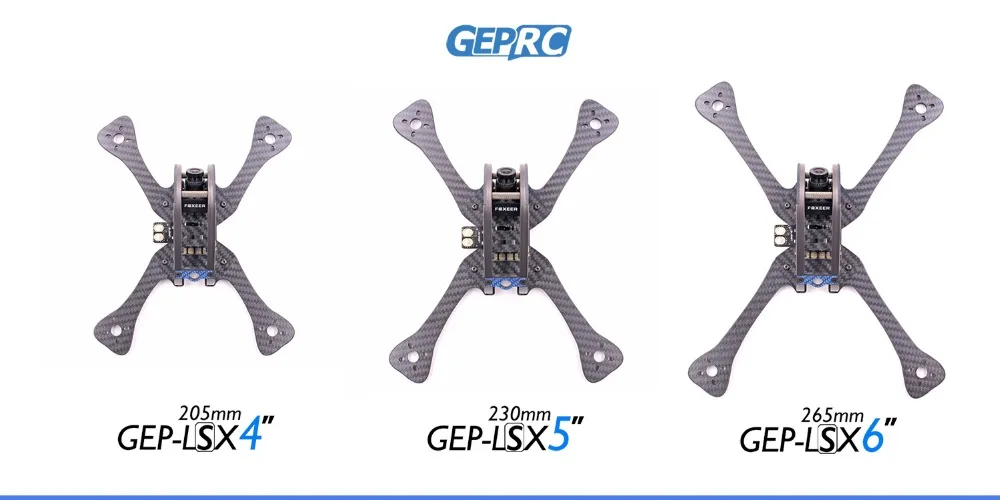 DIY FPV Радиоуправляемый Дрон GEPRC Леопардовый цвет модель 205 мм/LSX5 230 мм/LSX6 265 мм