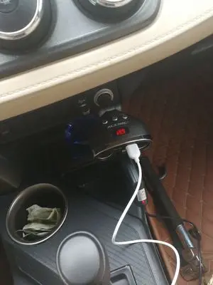 Accnic 3 в 1 Usb Автомобильное Авто-прикуриватели Монитор напряжения Автомобиль usb зажигалка прикуриватель автомобильный зажигалка Usb разветвитель прикуривателя