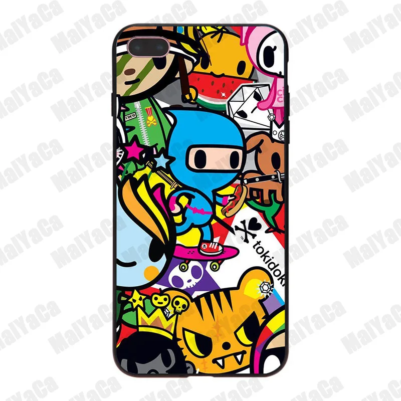 MaiYaCa Tokidoki мультфильм лицо Топ подробные Популярные чехлы для телефонов Apple iPhone 8 7 6
