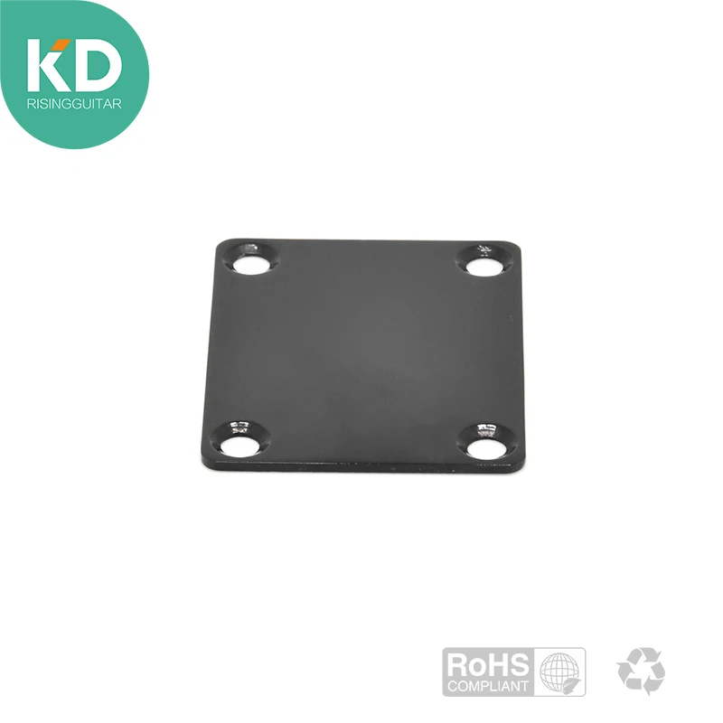 

High Quality Black Electric Guitar Neck Plate with 4 black screws