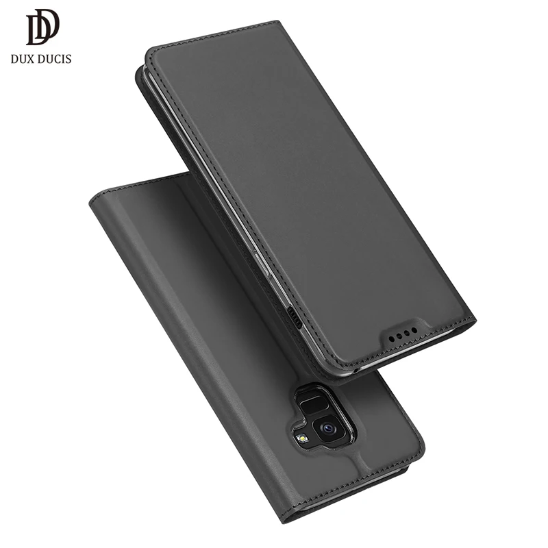 DUX DUCIS Роскошный кожаный чехол для Samsung Galaxy A8 Plus 2018 кошелек флип + (2018) A730 6 0 чехлы