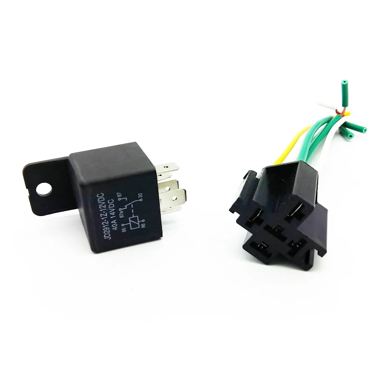Новый 1 шт 12В 12 вольт 40A Авто Автомобильные реле гнезда 40 Amp и провода реле|40 amp relay|amp