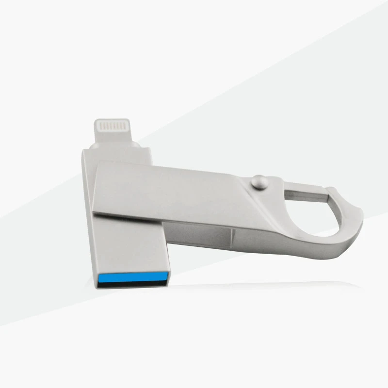 Usb флеш накопитель для iPhone 6 6S 6Plus 7 7S 7P 8 8Plus X iPad Lightning USB карта памяти 128 ГБ Флешка