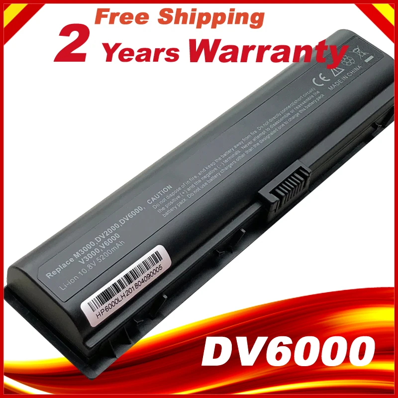 Аккумулятор для ноутбука VE06 HP Pavilion HSTNN DB42 dv2000 dv6000 V3000 V3500 V6000 dv6400 dv6700 dv2700 IB42