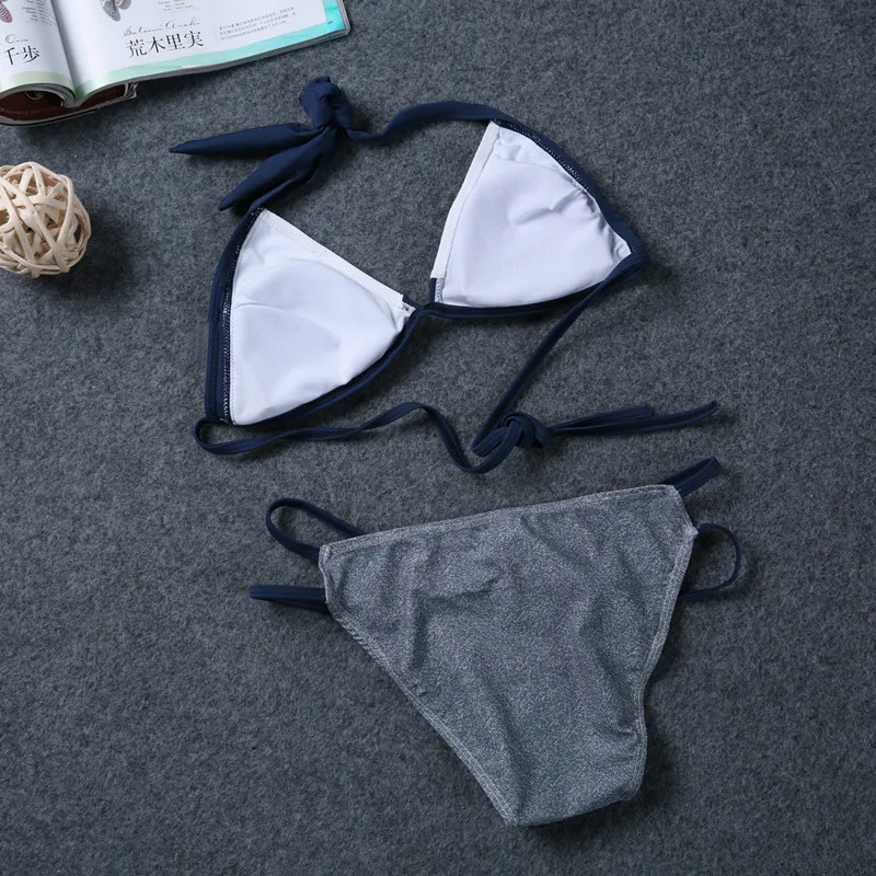 Женский купальник бикини бразильский с пуш-ап комплект из двух предметов 2019 |