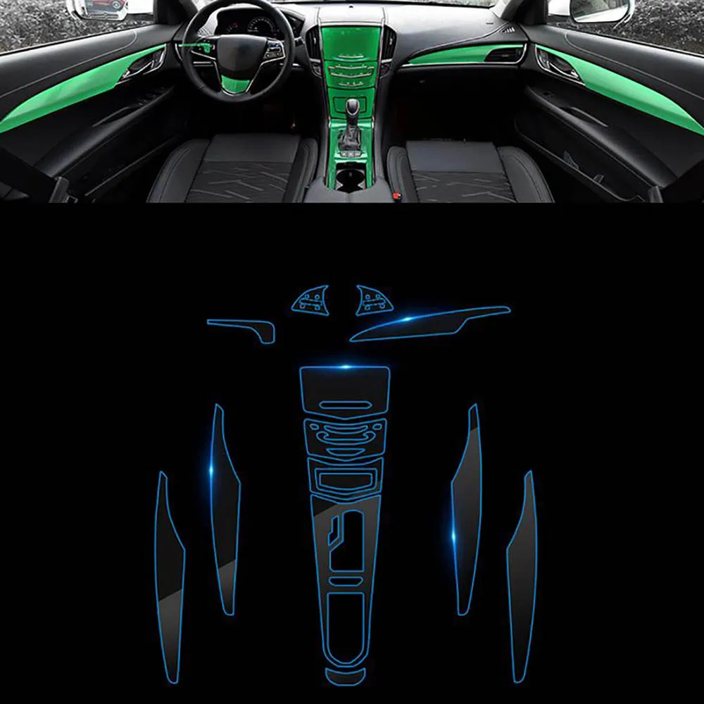 Автомобильный Стайлинг Новая внутренняя отделка автомобиля Защитная пленка с