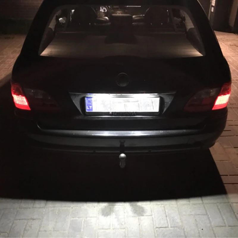 2 шт. Canbus Белый светодиодный номерной знак свет для Mercedes Benz E Class W211 S211 CLS W219 C S203 SLK