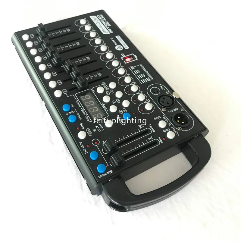 10/лот 192 DMX контроллер батареи DJ оборудование DMX 512 консоль, беспроводная батарея сценическое освещение движущаяся регулирующая головка