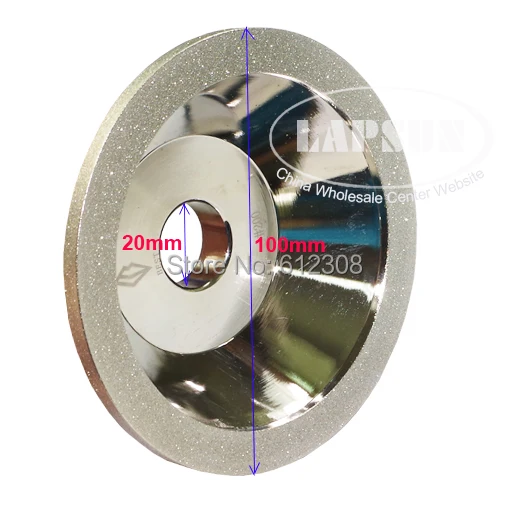 Ротационный шлифовальный станок с алмазным покрытием Круглый диск чашкой 100 мм (4