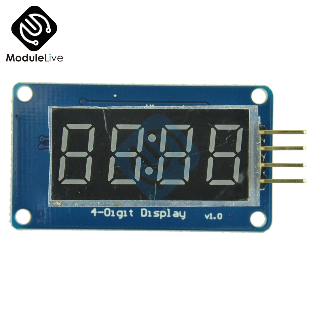 TM1637 светодиодный модуль дисплея для Arduino 7 сегментов 4 бит 0 36 дюймов ''часы