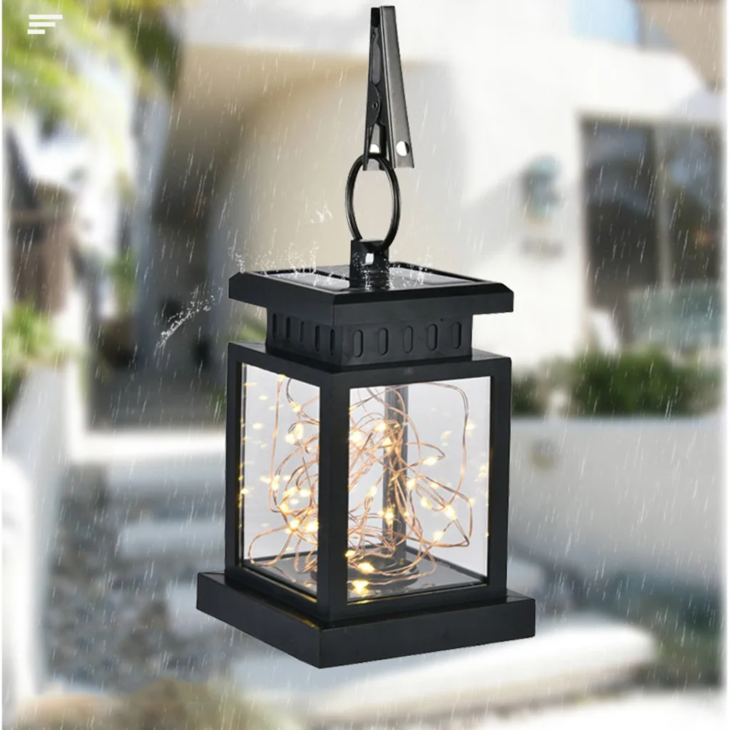 Водонепроницаемый на открытом воздухе подвесной солнечный светильник