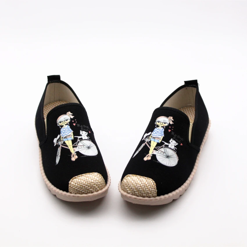 Парусиновая обувь Cresfimix sapatos femininas женские милые Белые слипоны летние лоферы с