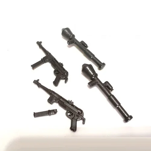 WW2 MP38 submachine gun + RPG спецназ полицейское оружие аксессуары playmobil городские фигурки