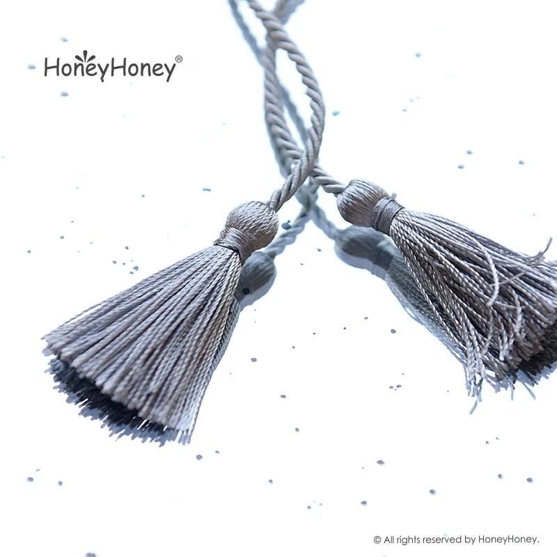 Роскошный фиолетовый свадебный сладкий подарок мешки с струнами бирки Бархатные