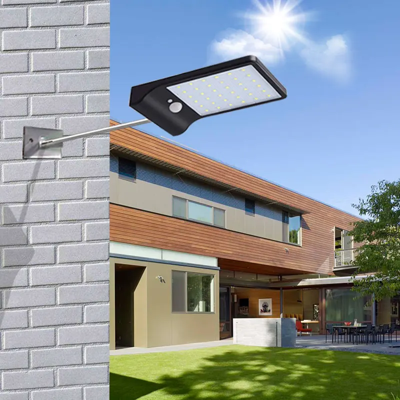 

PIR Motion Sensor 36 LED Solar Wall light Waterproof Outdoor Solar Garden lamp Street Pathway Gate Yard Patio Security lightings