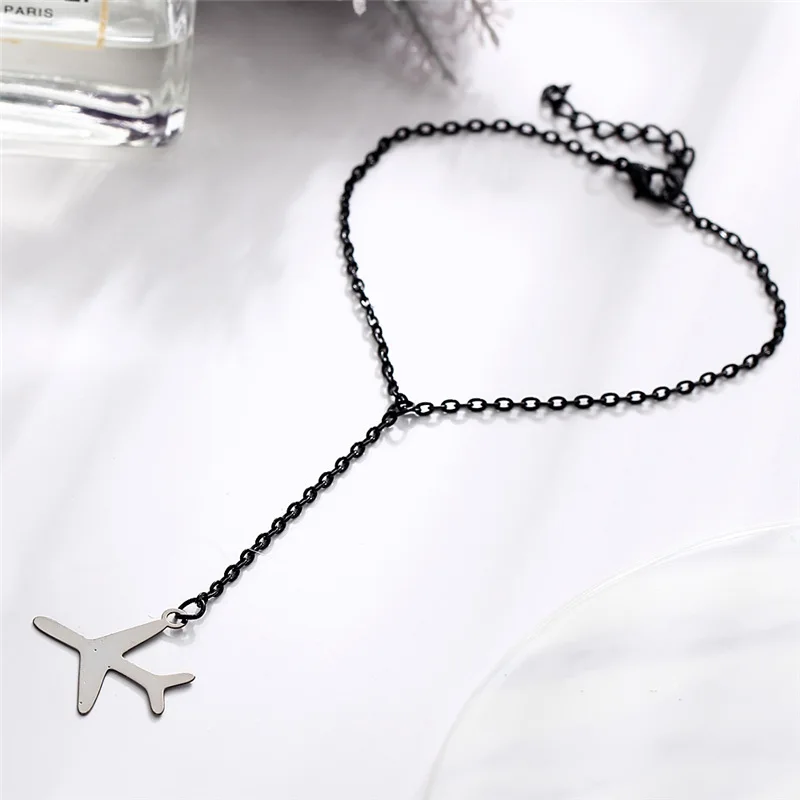Браслет на ногу IF ME Женский креативный анклет с самолетом цепочка в богемном