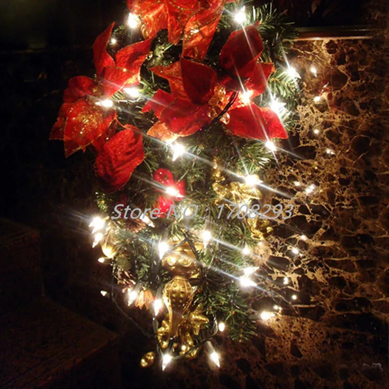 2M 3M 5M 10M Micro LED String Lights Battery Operated Silver Wire/Copper Wire Fairy for Christmas Wedding Party De | Лампы и освещение