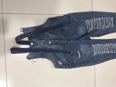 Модный женский джинсовый комбинезон Дамский весенний модный Свободный Женский