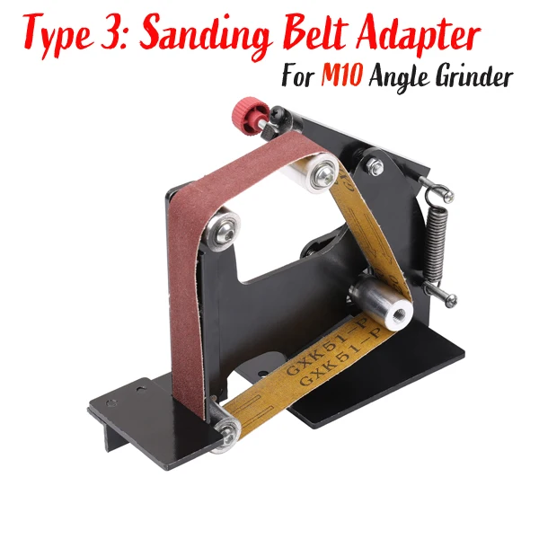 For M10 adapter Электрическая угловая шлифовальная машина шлифовальная лента адаптер для 100 115 125 аксессуары для шлифовальной машины шлифовальная полировальная машина - Цвет: For M10 adapter