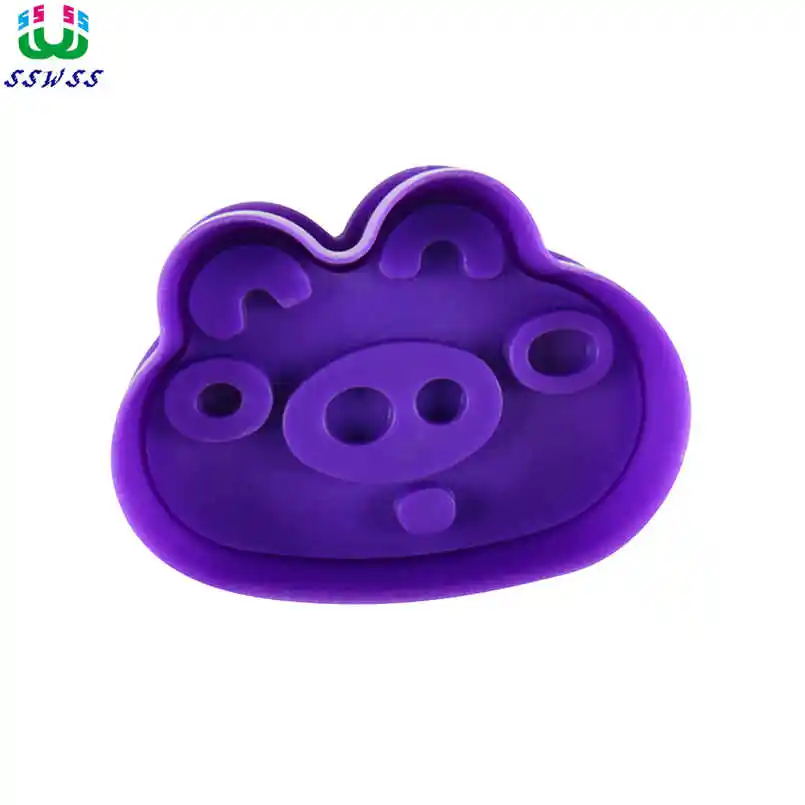 Портретные формочки для печенья с головкой свиньи пластиковые 3D штамп украшение