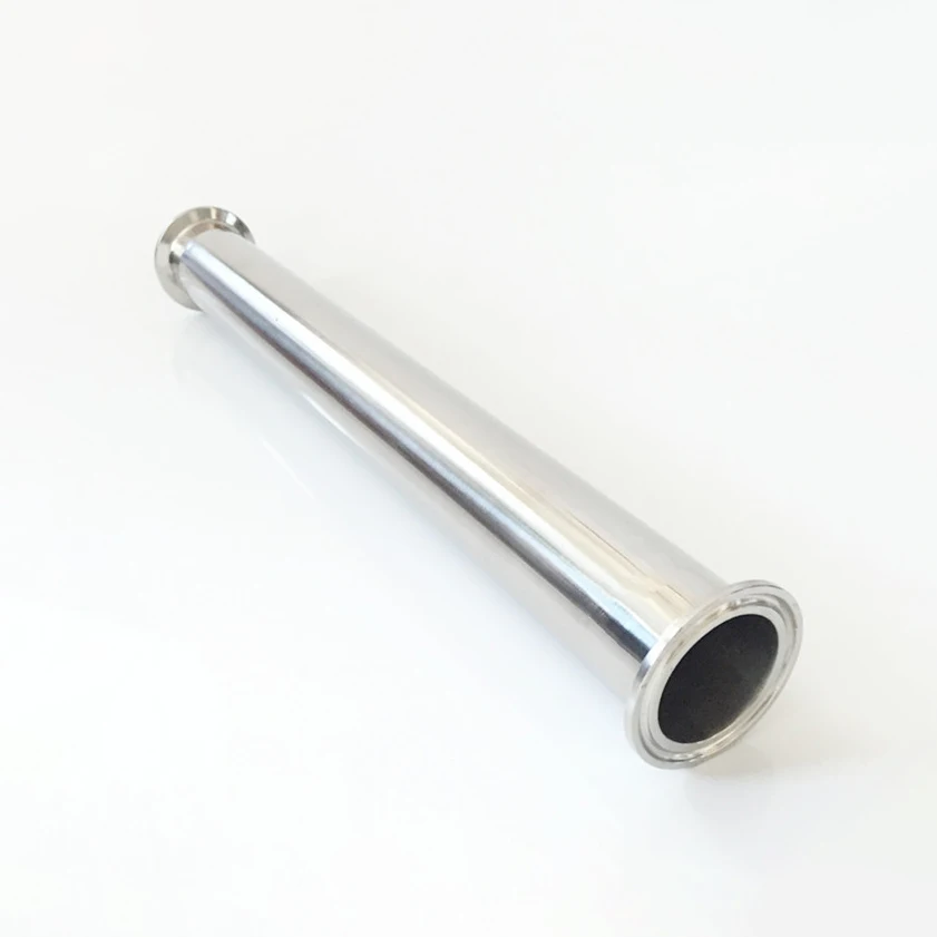 1.5&quot Tri Clamp x 38mm Pipe OD Sanitary Spool Tube Length 458mm 18&quot SUS 304 Stainless For Homebrew Beer Moonshine Distillation |