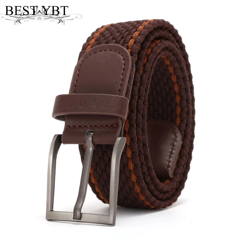 

Best YBT Unisex Belt Canvas Alloy Pin Buckle Women Belt Cowboy Outdoor Sports Casual Fashion High Quality Hot Selling Men Belt
