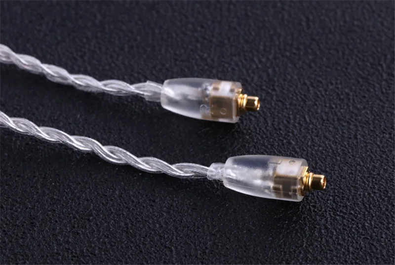 BGVP DIY 5N OCC BGVP DM5 посеребренный кабель для наушников SE535 846 высокая частота повышен 8 Strand MMCX кабель с микрофоном