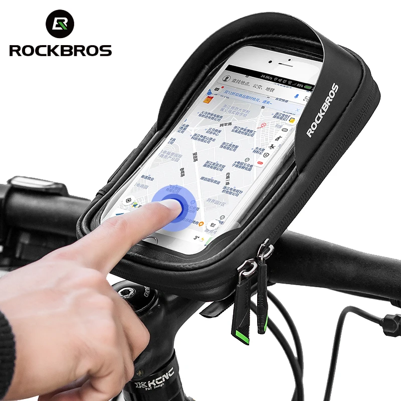 Велосипедная сумка ROCKBROS 6 дюймов велосипедная MTB верхняя держатель для телефона
