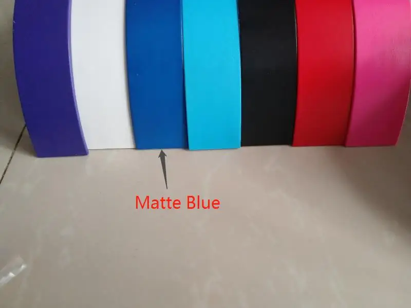 Matte blue ABDO Замена верхней оголовье подушки pad Запасные части для Beats от dr. dre Solo HD проводной/беспроводной на ухо запчасти для ремонта наушников - Цвет: Matte blue