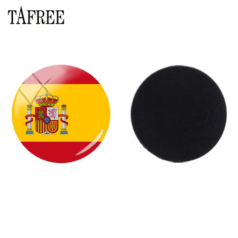 TAFREE &quotсделай сам&quot Испания Чехия Андорры флаг Уругвай Магнитный Стикеры магнит