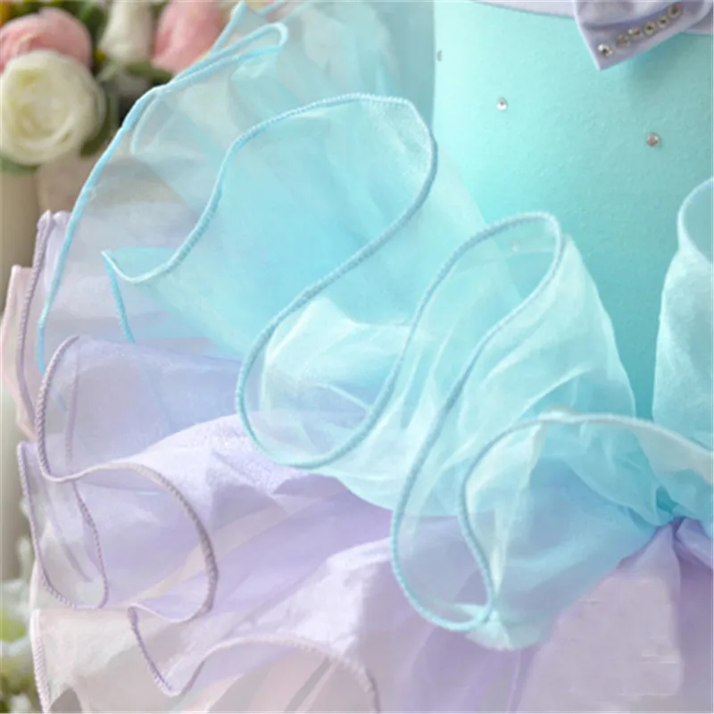 Балетное платье для девочек 2017 детские танцевальные костюмы милая балетная