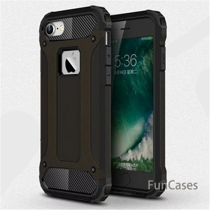 Для iphone 7 plus 8 гибридный жесткий чехол из поликарбоната ТПУ защитный тонкий