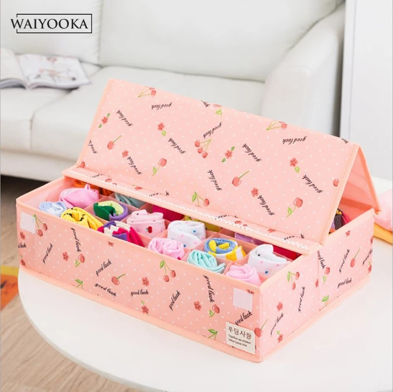 30 ящик с сеткой ящики органайзеры для нижнего белья домашняя женская одежда