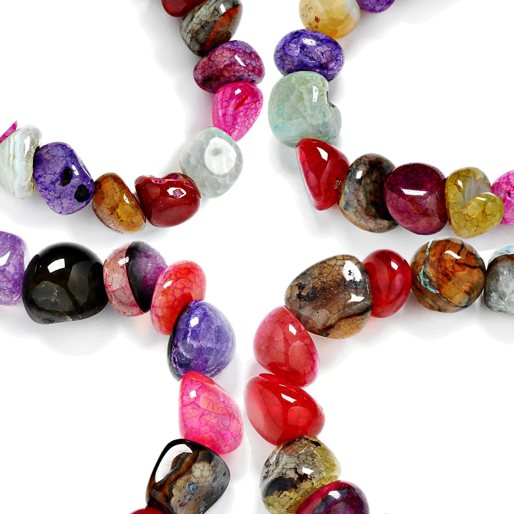 Mix Цвет браслет ручной работы оптом разные формы оникс из натурального камня