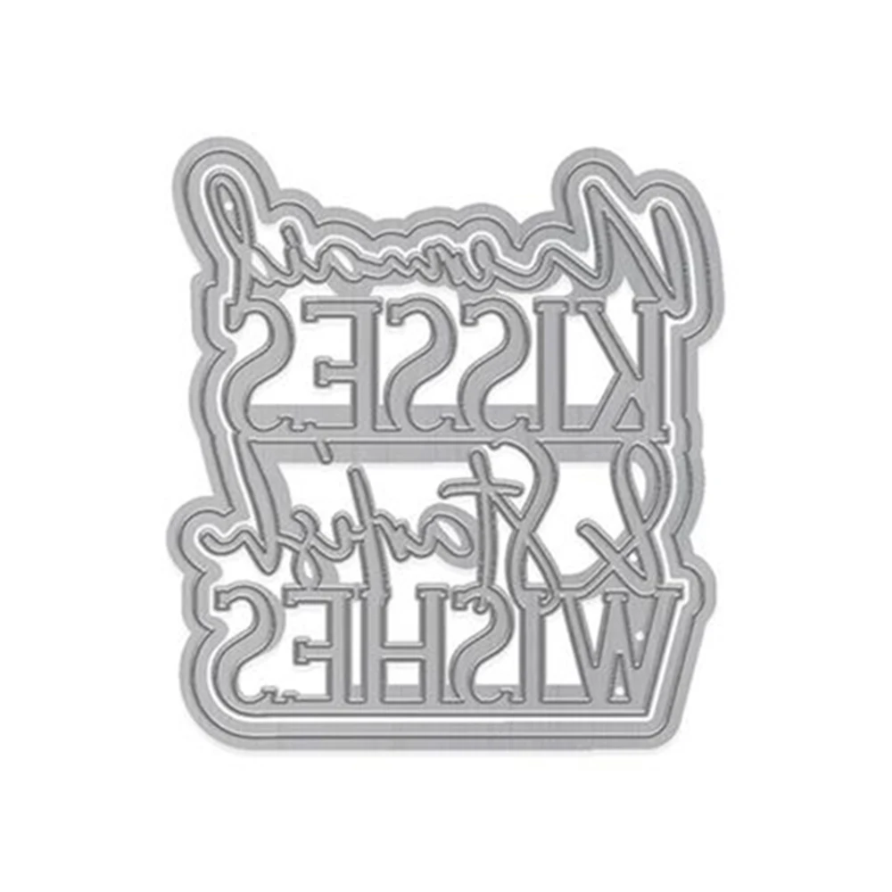 Gowing Ermaid поцелуи и морская звезда пожелания металла резка умирает для DIY