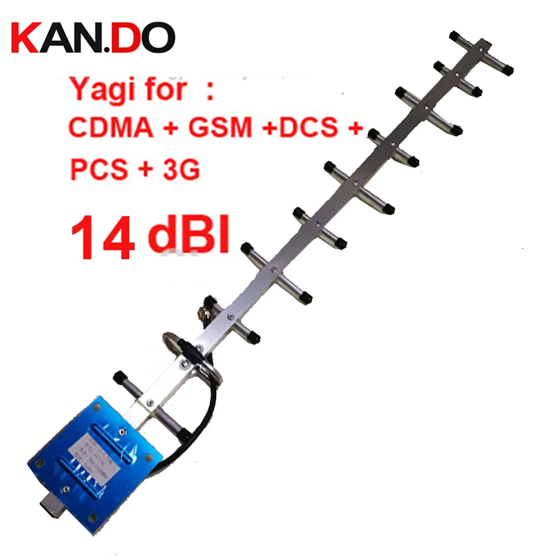 Четырехдиапазонная Антенна yagi 12dbi 800 Mhz/900 Mhz+ 1800mhz 1900mhz 2100Mhz наружная антенна, CDMA+ GSM+ DCS+ PCS+ 3g повторитель усилителя