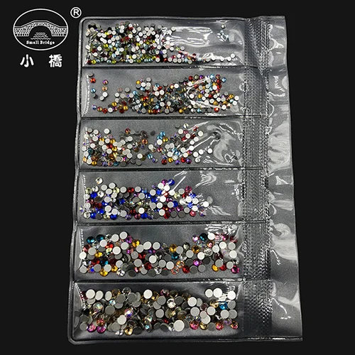 Mixed Color 1440 шт разноцветные стразы разных размеров для приклеивания стекла, стразы с плоской задней частью, декоративные стразы Z211 - Цвет: Mixed Color